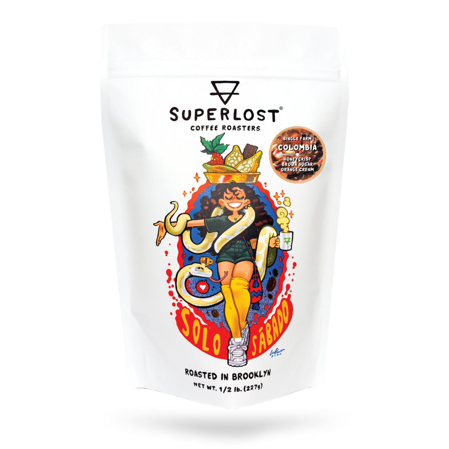 Single Farm Colombian Coffee - Medium Roast - Bulk Savings Sizes - Solo Sabado