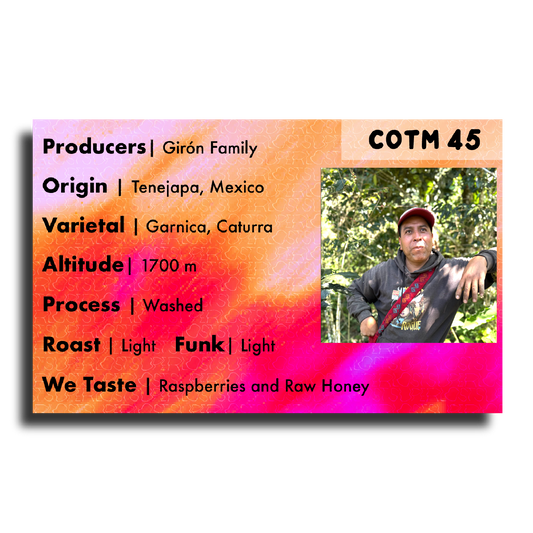 Coffee Of The Moment 45 (Girón Family | Washed Mexico Garnica)