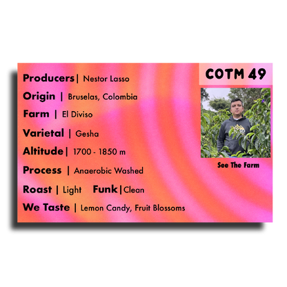 Coffee Of The Moment 49 (Nestor Lasso | Anaerobic Washed Gesha)