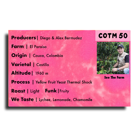 Coffee Of The Moment 50 (Diego & Alex Bermudez | Yellow Fruit Yeast Thermal Shock)