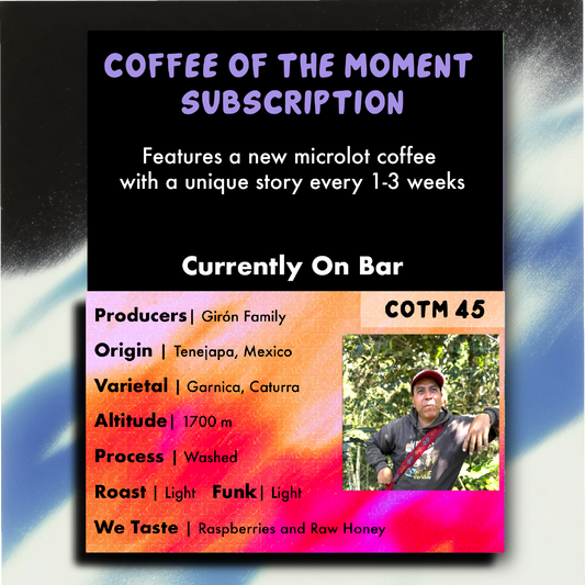 Coffee Of The Moment Subscription