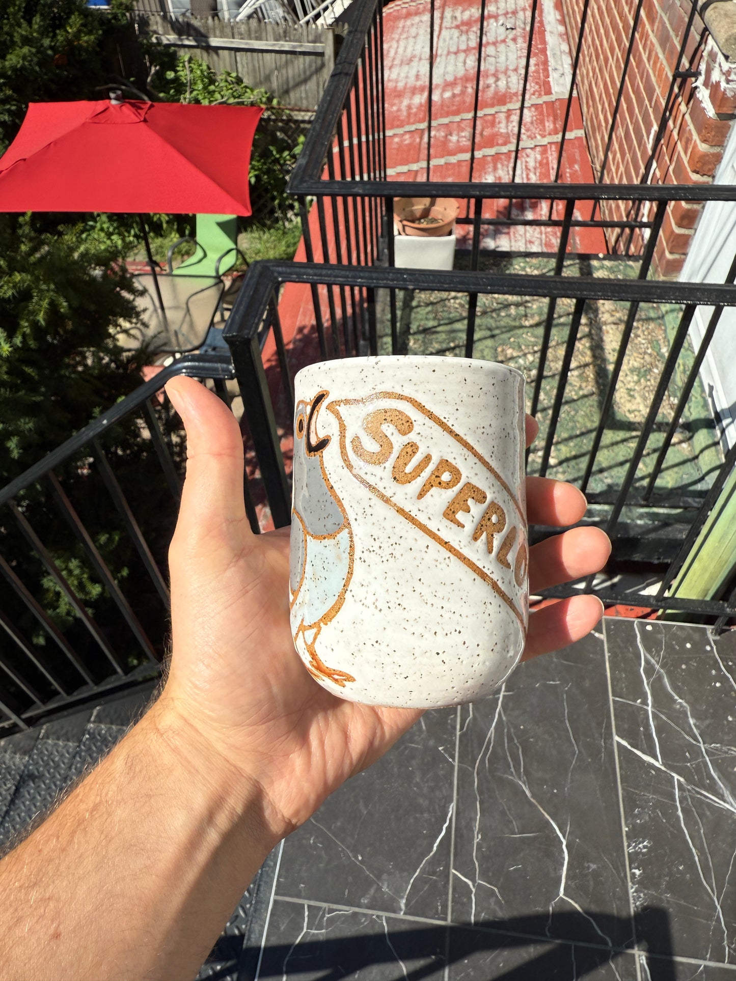 16 oz Handmade Ceramic Tumbler