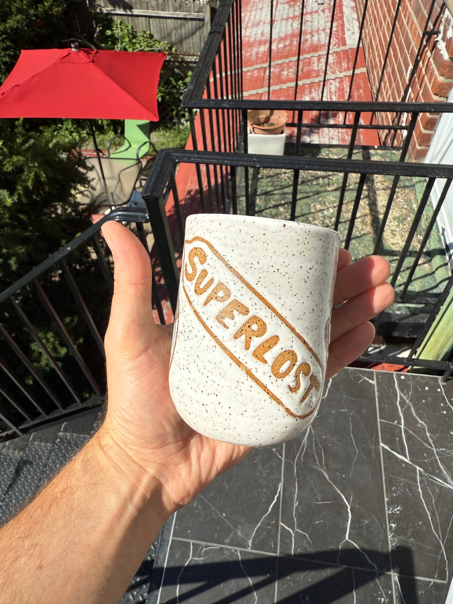 16 oz Handmade Ceramic Tumbler