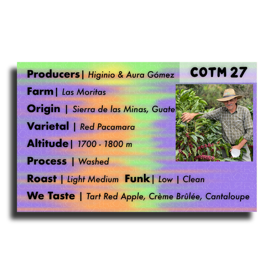 COTM 27 (Higinio & Aura Gómez - Red Pacamara)