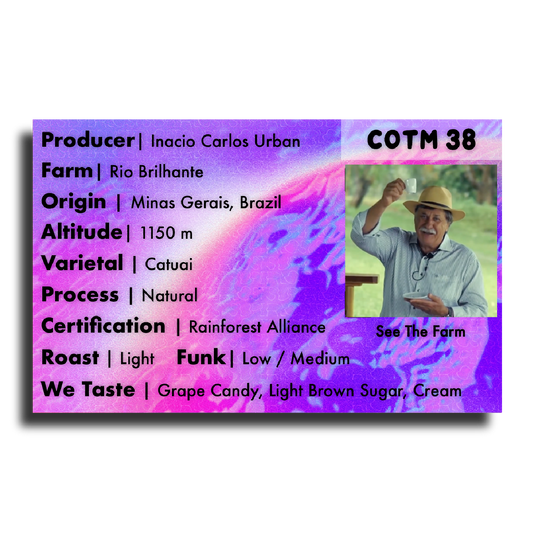 COTM 38 (Inacio Carlos Urban - Rainforest Alliance Natural)