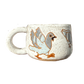 10 oz Handmade Ceramic Pigeon Mug
