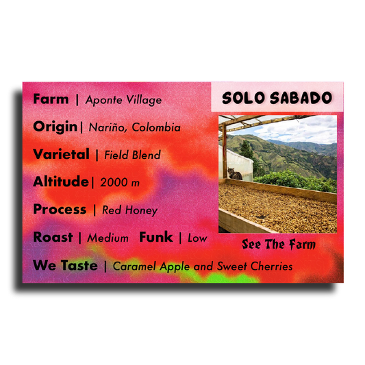 Solo Sabado (Aponte Village - Red Honey Field Blend)