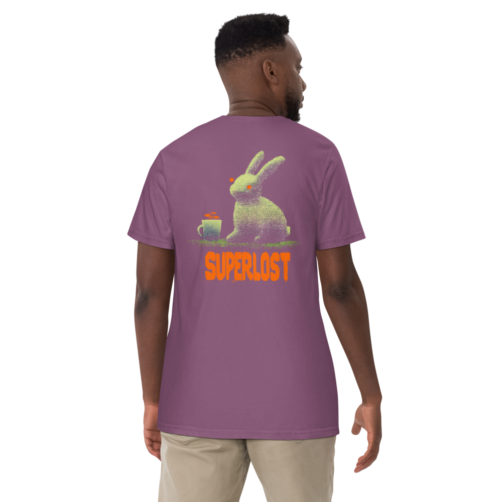 Berry Pocket Pixel Bunny Shirt