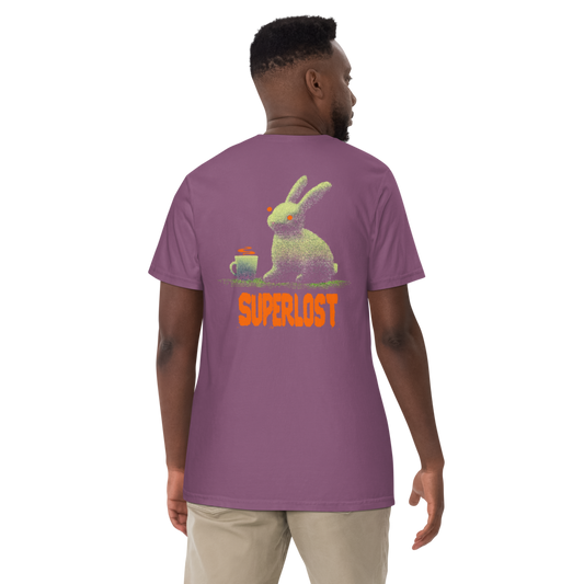 Berry Pocket Pixel Bunny Shirt