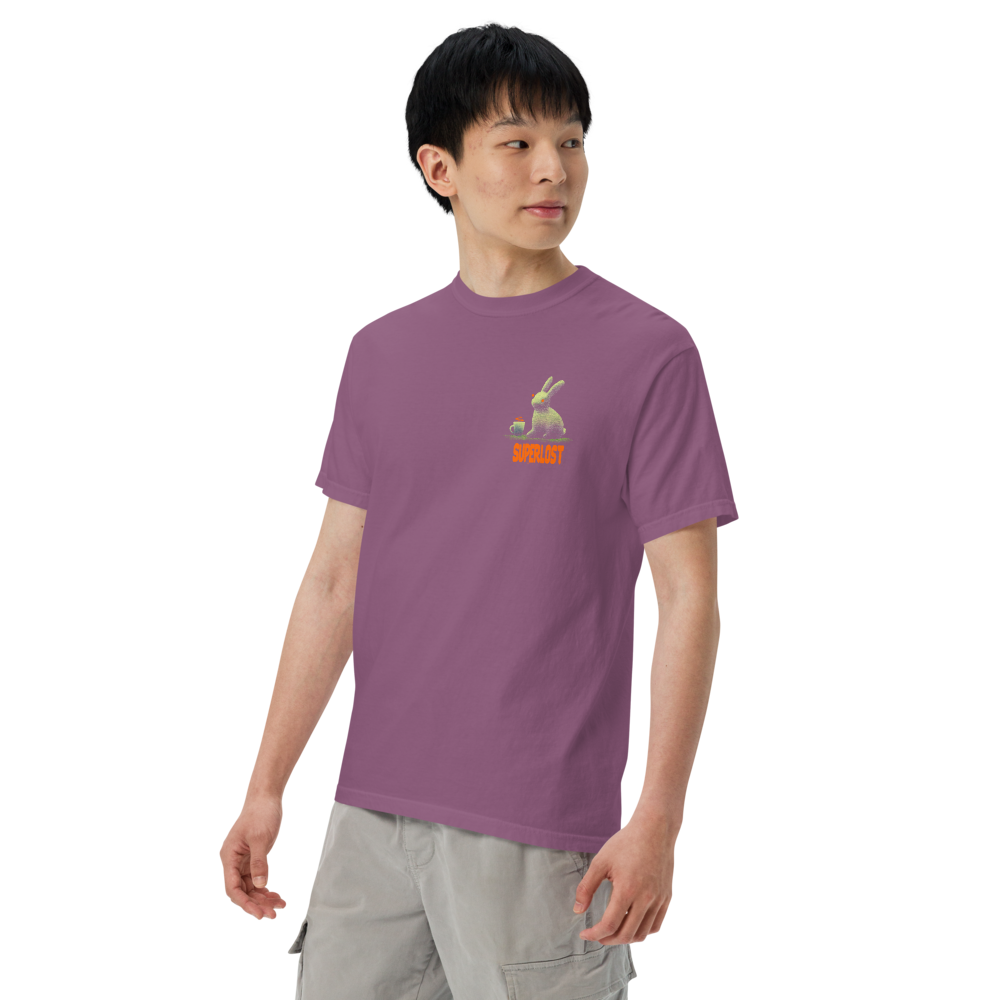 Berry Pocket Pixel Bunny Shirt